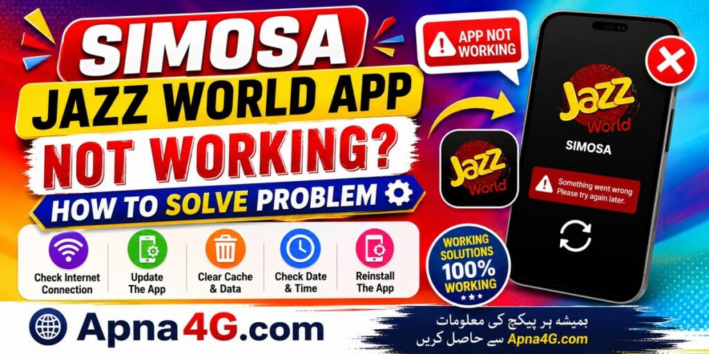 Simosa Jazz World App Not Working Details