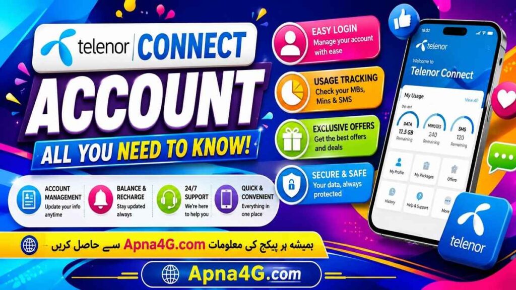 Telenor Connect Account Details