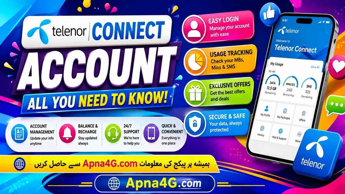 Telenor Connect Account Details