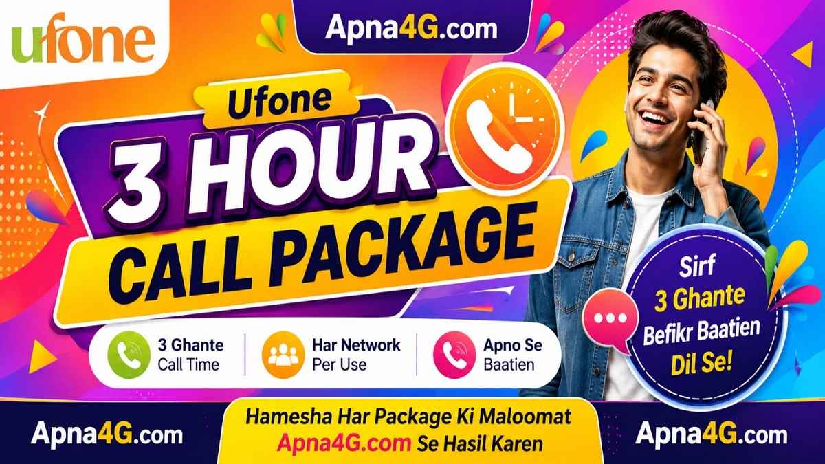 Ufone 3 Hour Call Package