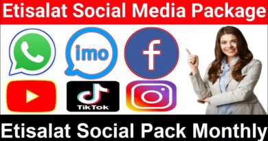 Etisalat Monthly Social Data Package