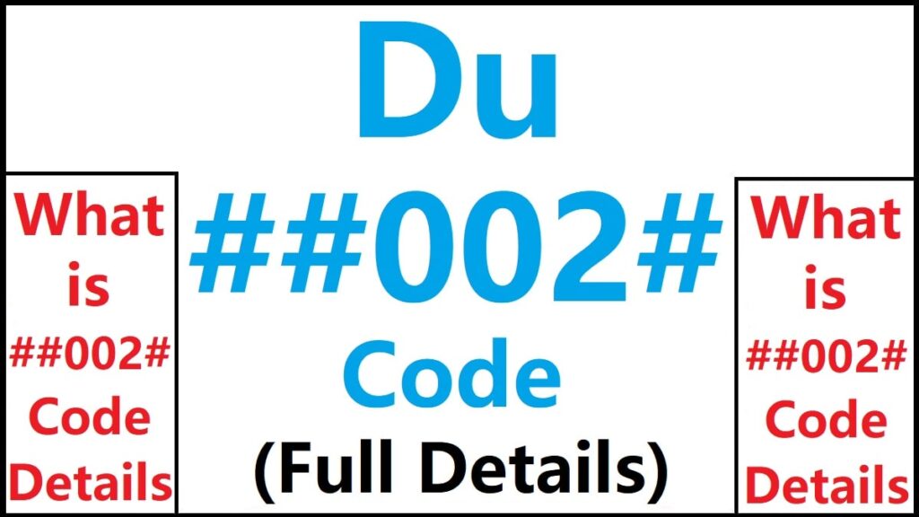##002# Du Code