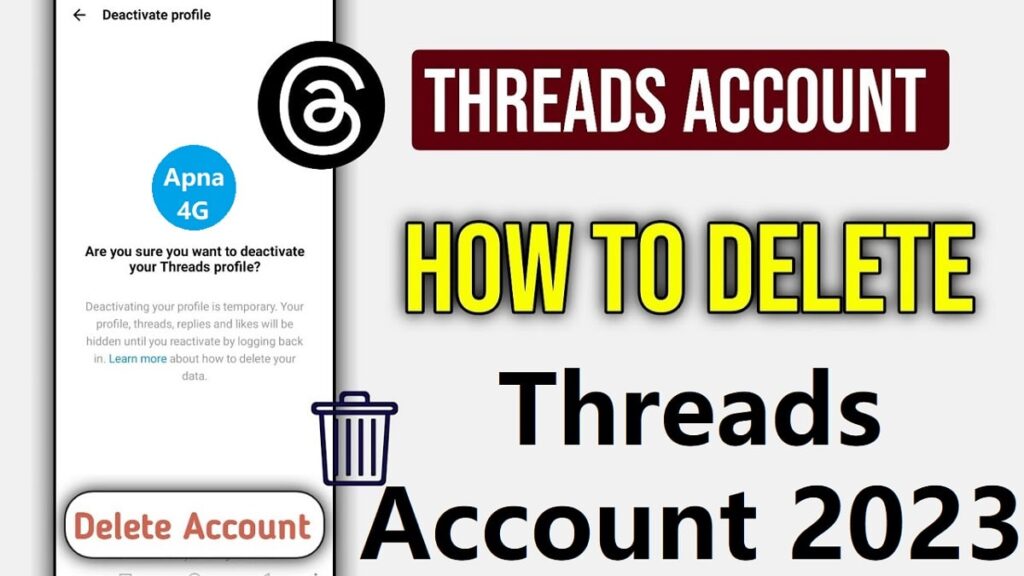 How to Delete Threads Account Permanently 2023
