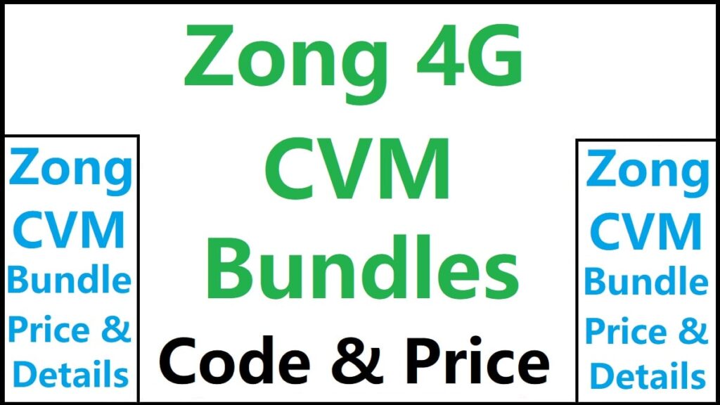 Zong CVM Bundles