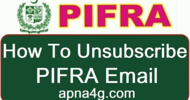 How to Unsubscribe PIFRA Email If Don't Need Payslips Unsubscribe@pifra.gov.pk