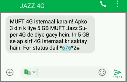 Jazz Free 5GB