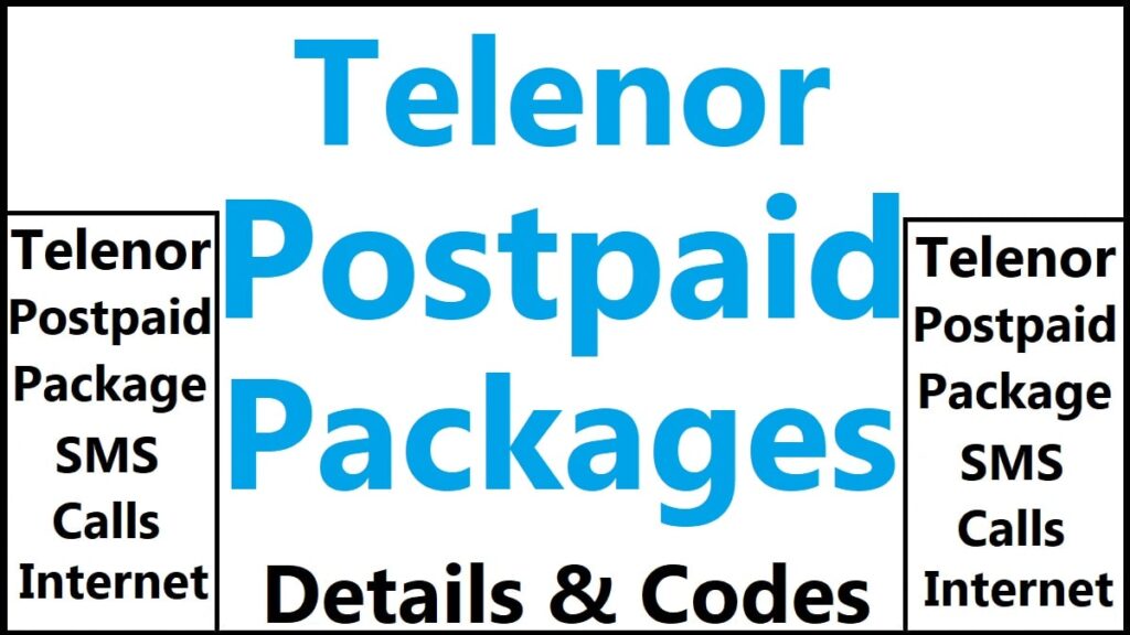 Telenor Postpaid Packages Internet, Call And SMS