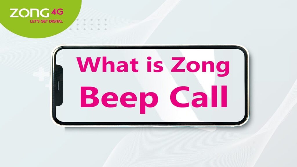 beep call service zong