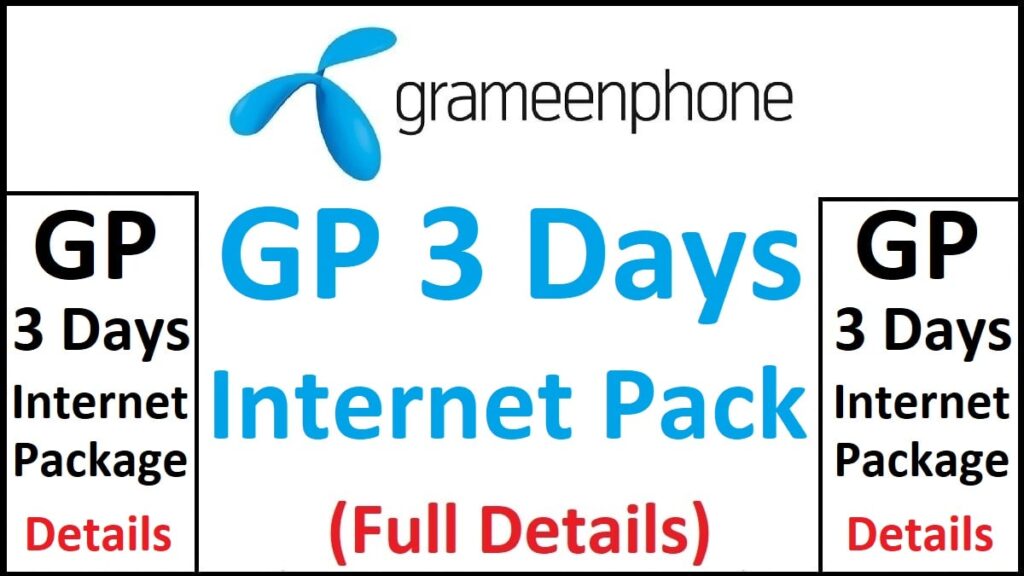 GP 3 Days Internet Offers 2023 Charges Codes & Details
