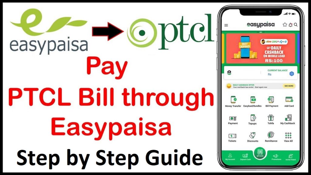 How To Pay PTCL Bill Through Easypaisa