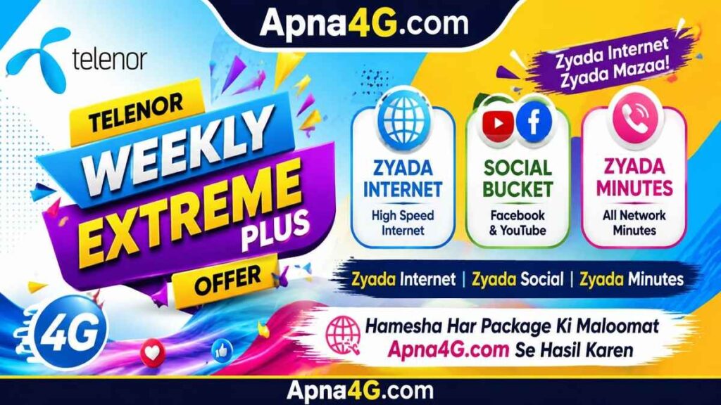 Telenor Weekly Extreme Plus Activation Code