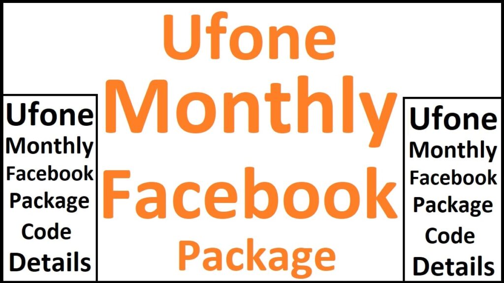 Ufone Monthly Facebook Offer