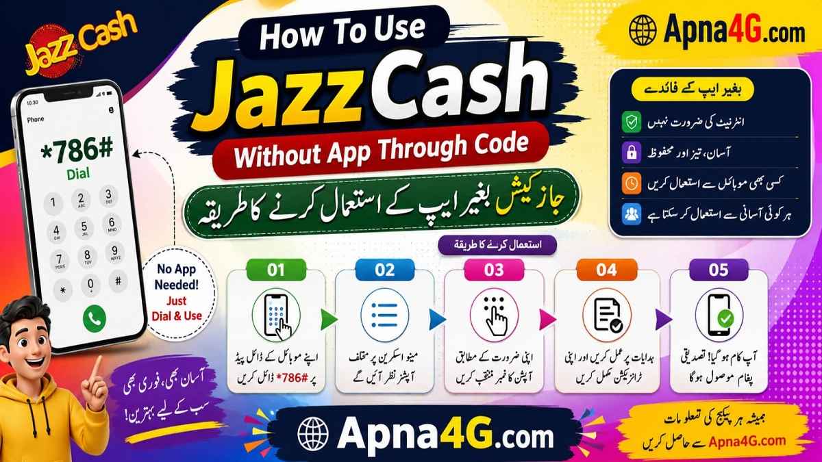 How To Use JazzCash Without App