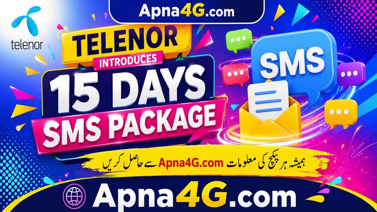 Telenor 15 Days SMS Package Info