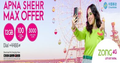 Zong Apna Shehr Max Offer