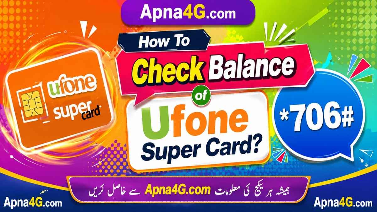 Check Ufone Super Card Balance