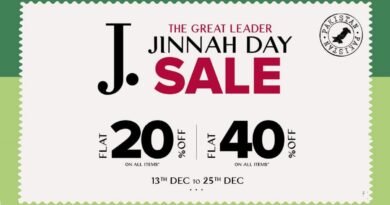J. Jinnah Day Sale Flat 20% and 40% Off 2023 With Price