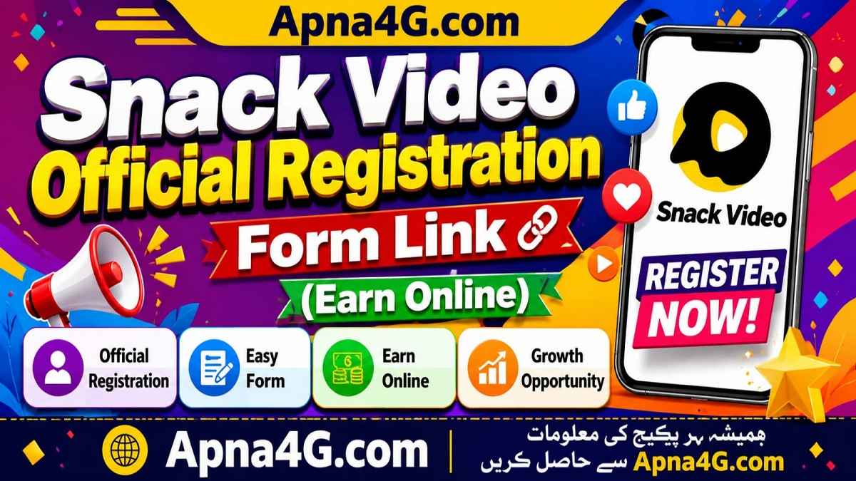 Snack Video Official Registration Form