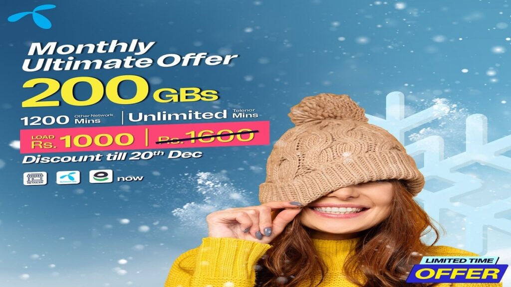 Telenor Monthly Ultimate Offer Price and Details