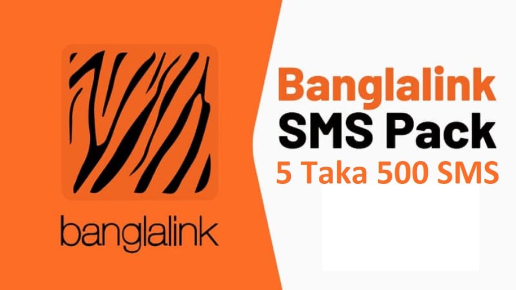 5 Taka 500 SMS Banglalink 30 Days Offer