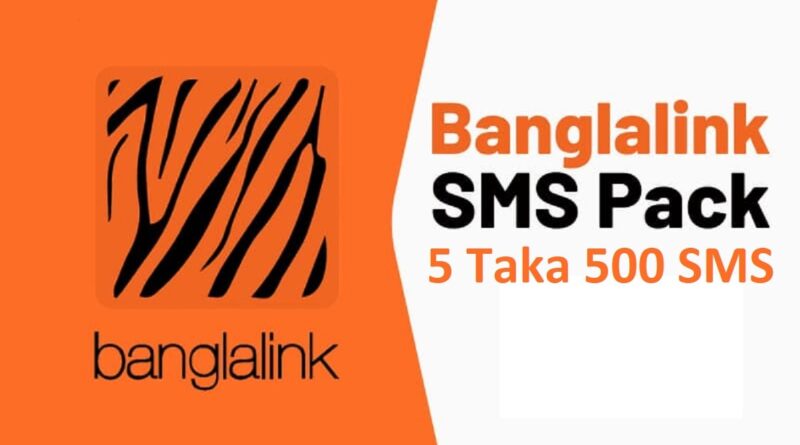 5 Taka 500 SMS Banglalink 30 Days Offer