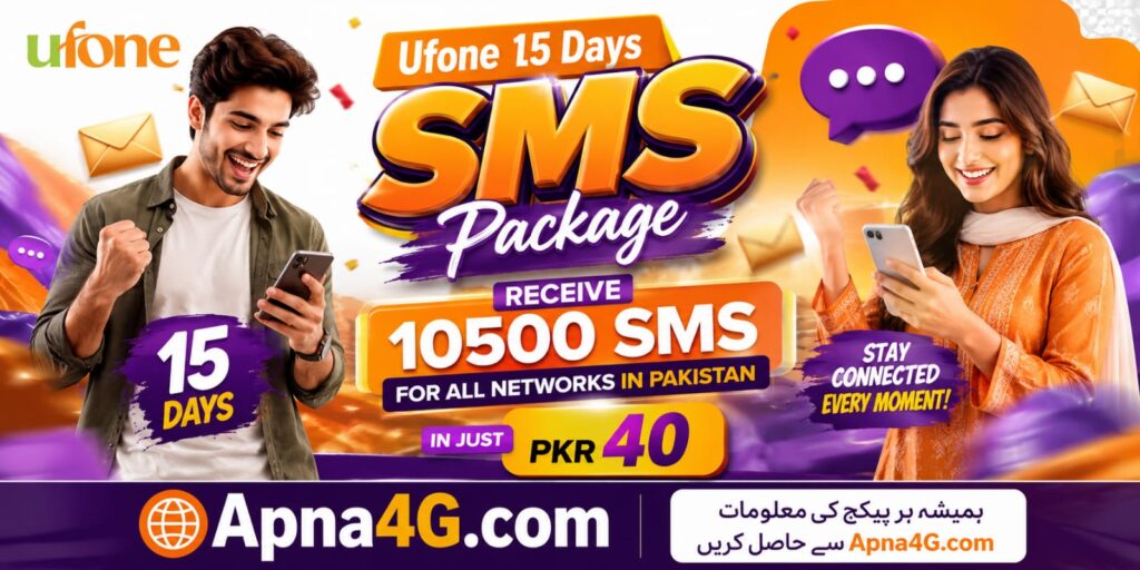 Ufone 15 Days SMS Package