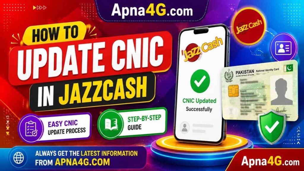How to Update CNIC in Jazz Cash