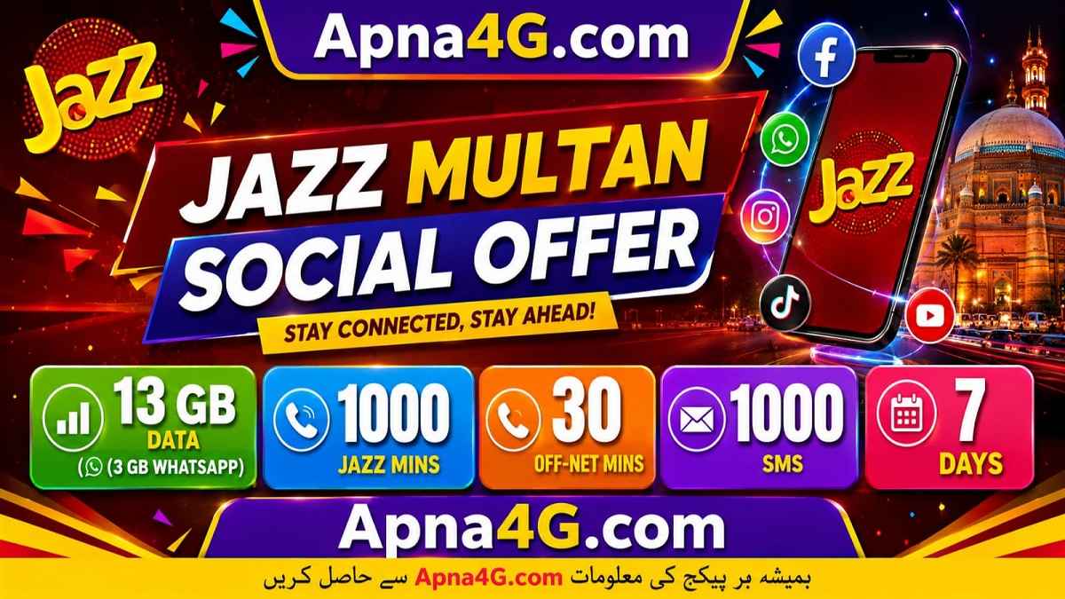 Jazz Multan Social Offer
