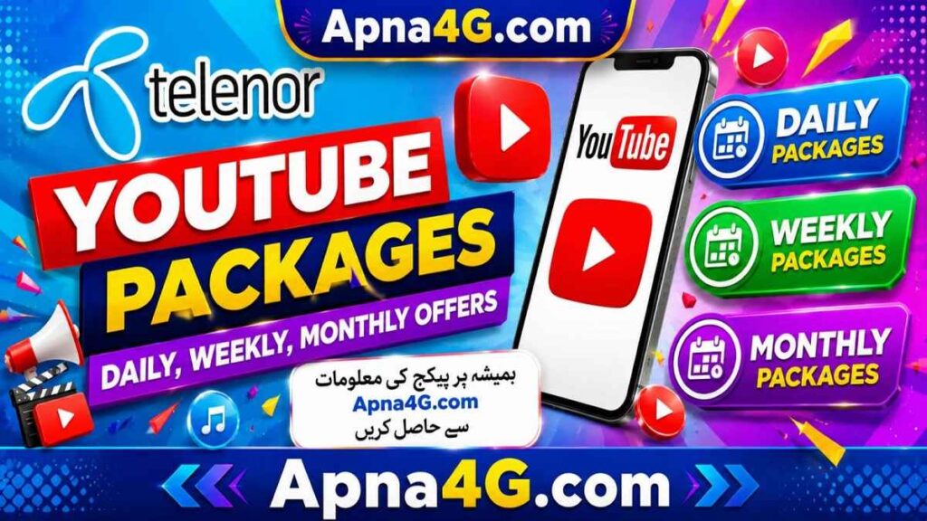 Telenor YouTube Packages info