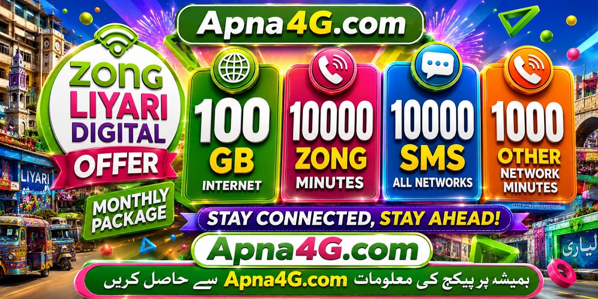 Zong Liyari Digital Offer 100GB