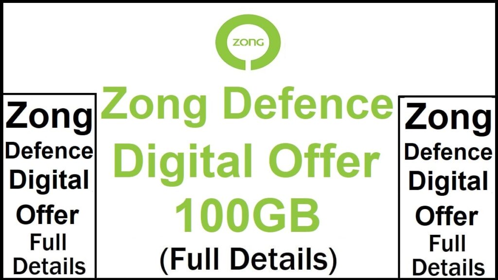 Zong Defence Digital Offer