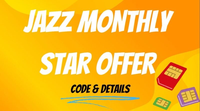 Jazz Monthly Star Offer