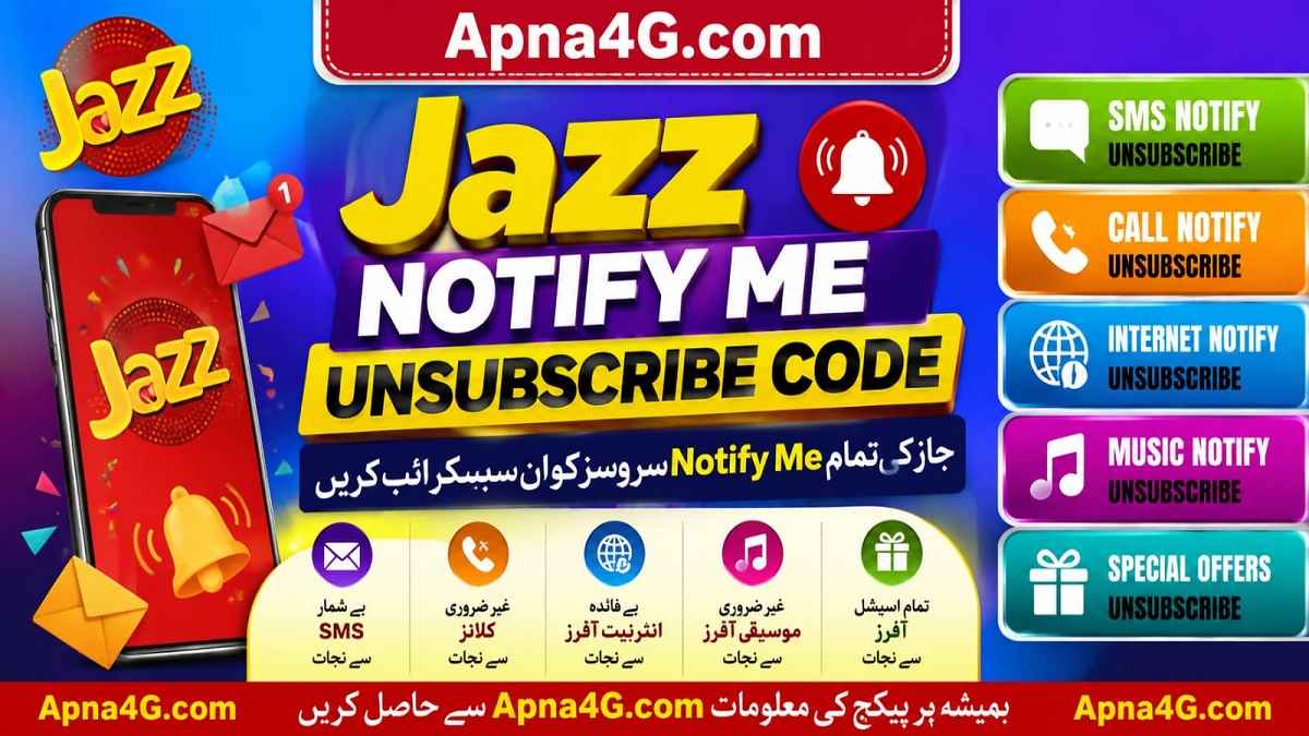 Unsubscribe Jazz Notify Me