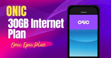 Onic 30GB Internet Package Code and Price 2024