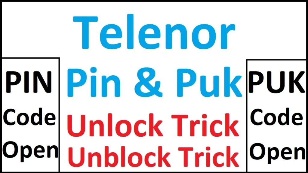 Telenor SIM PUK Code Unlock
