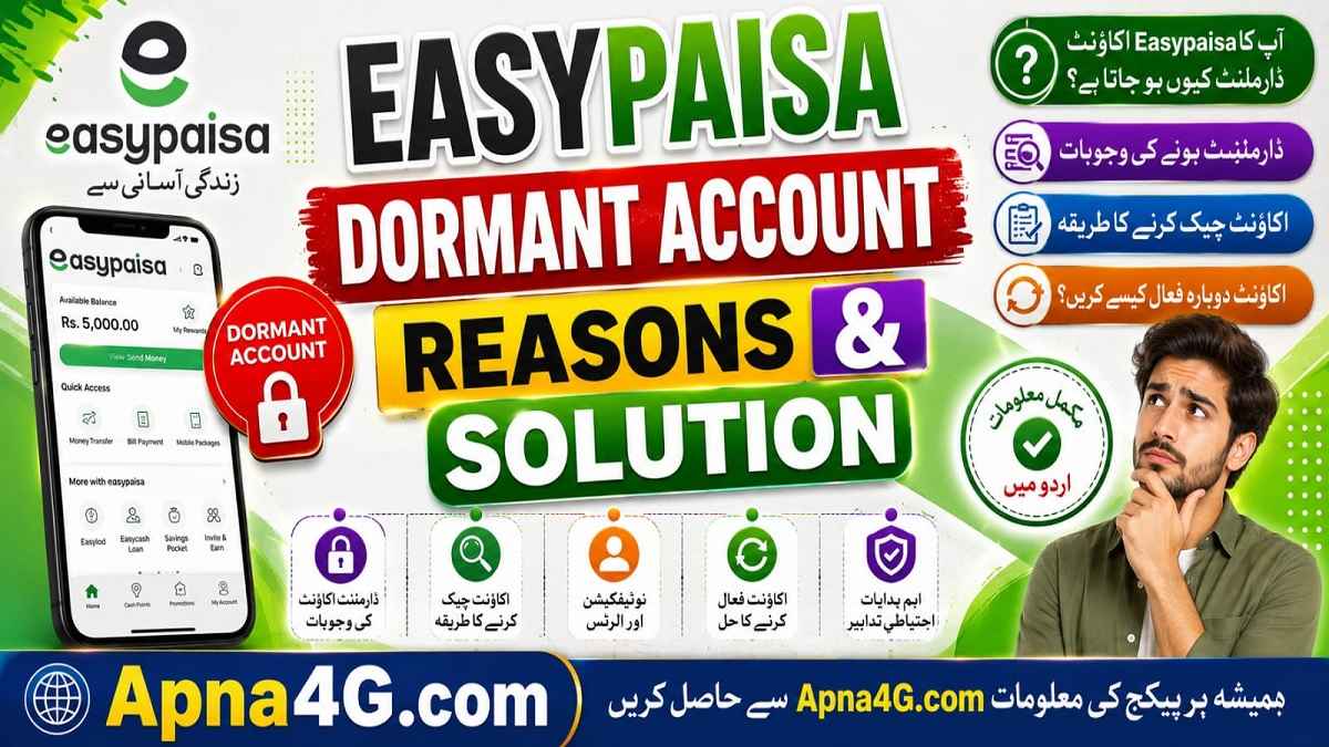 Easypaisa Dormant Account