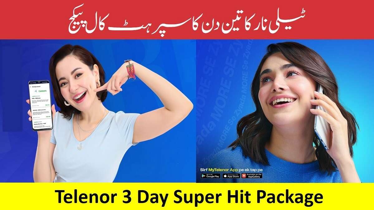 Telenor 3 Day Super Hit Package