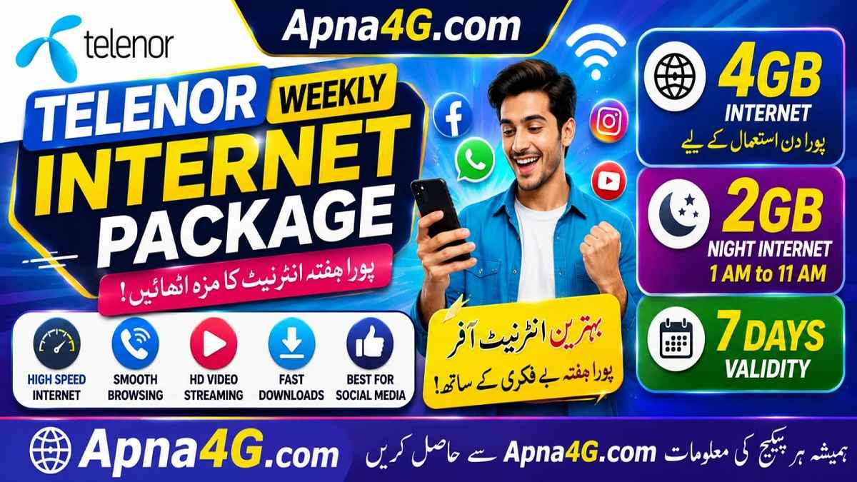 Telenor Weekly Internet Package