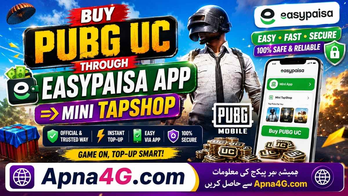 Buy PUBG UC Through Easypaisa App = Mini TapShop