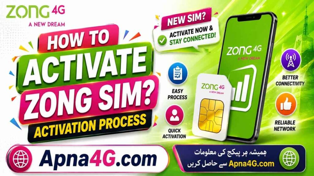 How To Activate Zong Sim