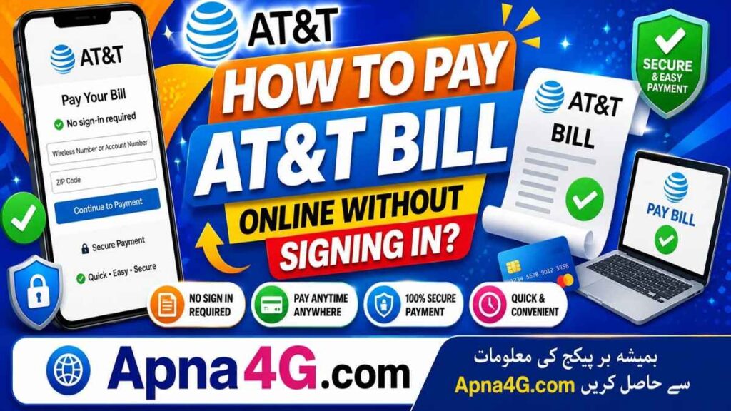 How To Pay AT&T Bill Online Without Signing In