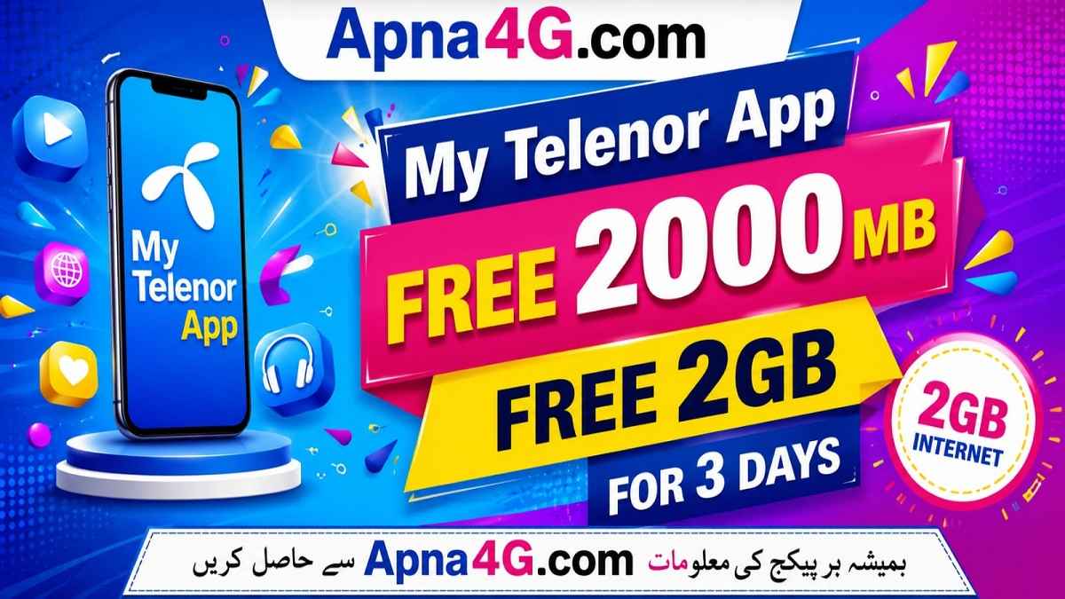 My Telenor App 2GB Free Details