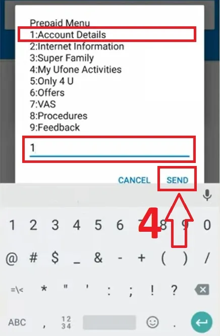 Unlock Ufone Puk Code Step 3