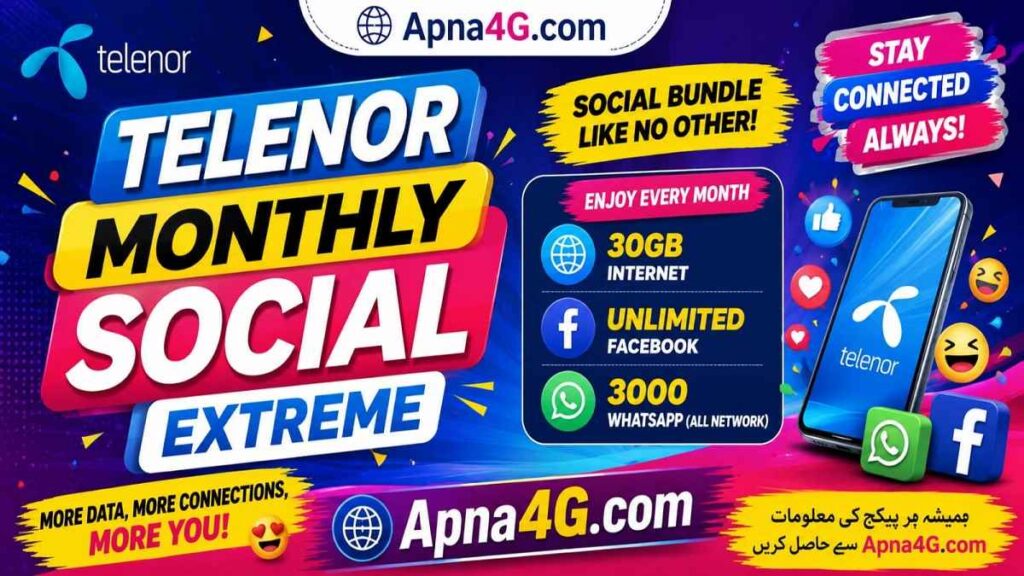 Telenor Monthly Social Extreme Offer