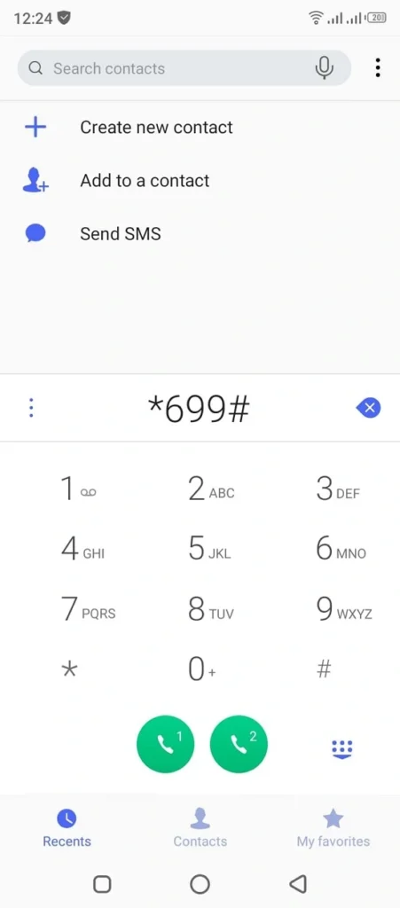 Dial *699# Code