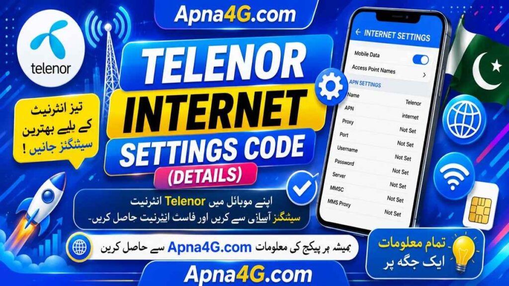 Telenor Internet Settings APN