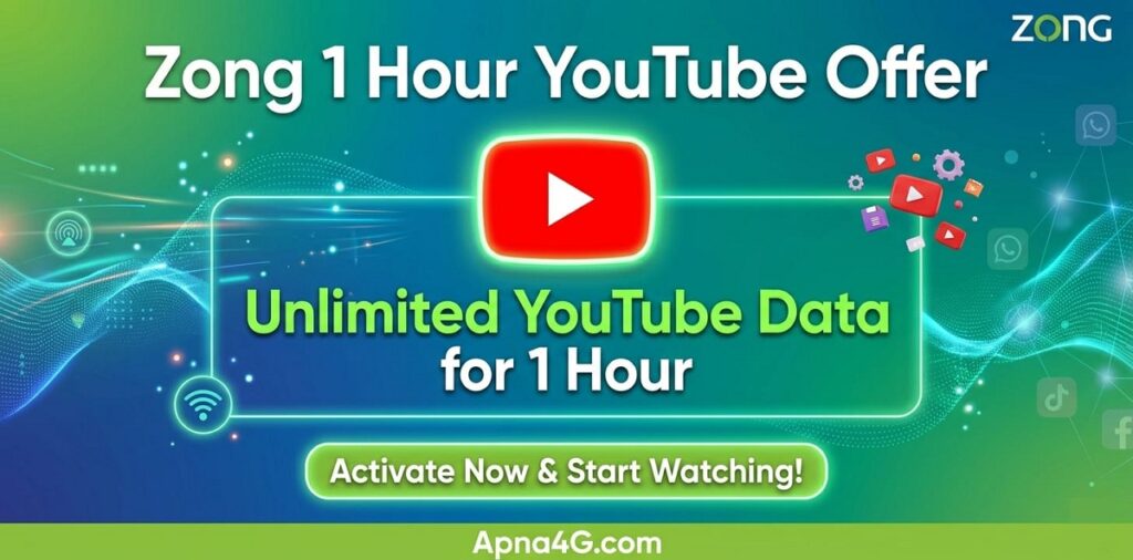 Zong 1 Hour YouTube Package