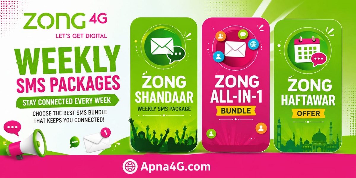 Zong Weekly SMS Packages