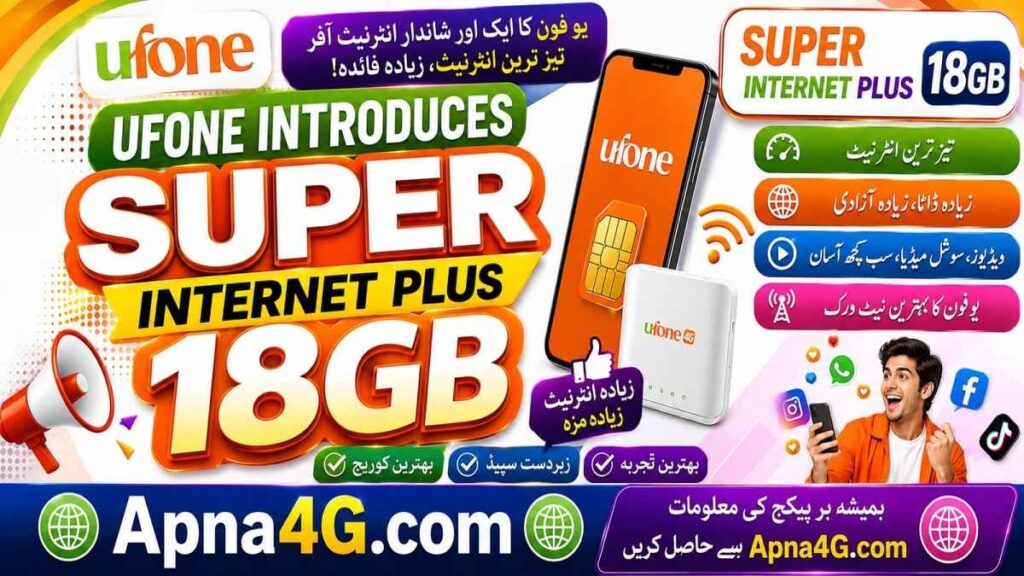 Ufone Super Internet Plus Code & Price