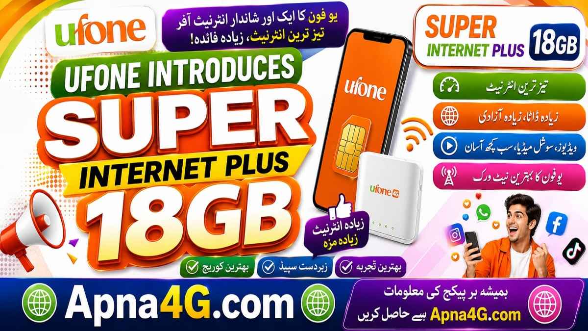 Ufone Super Internet Plus Code & Price